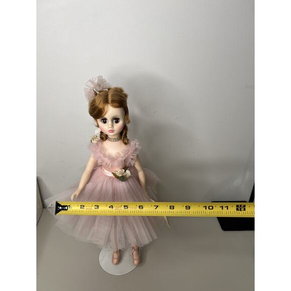 Vintage Madame Alexander Elise Ballerina Fashion Doll Pink Tutu Floral